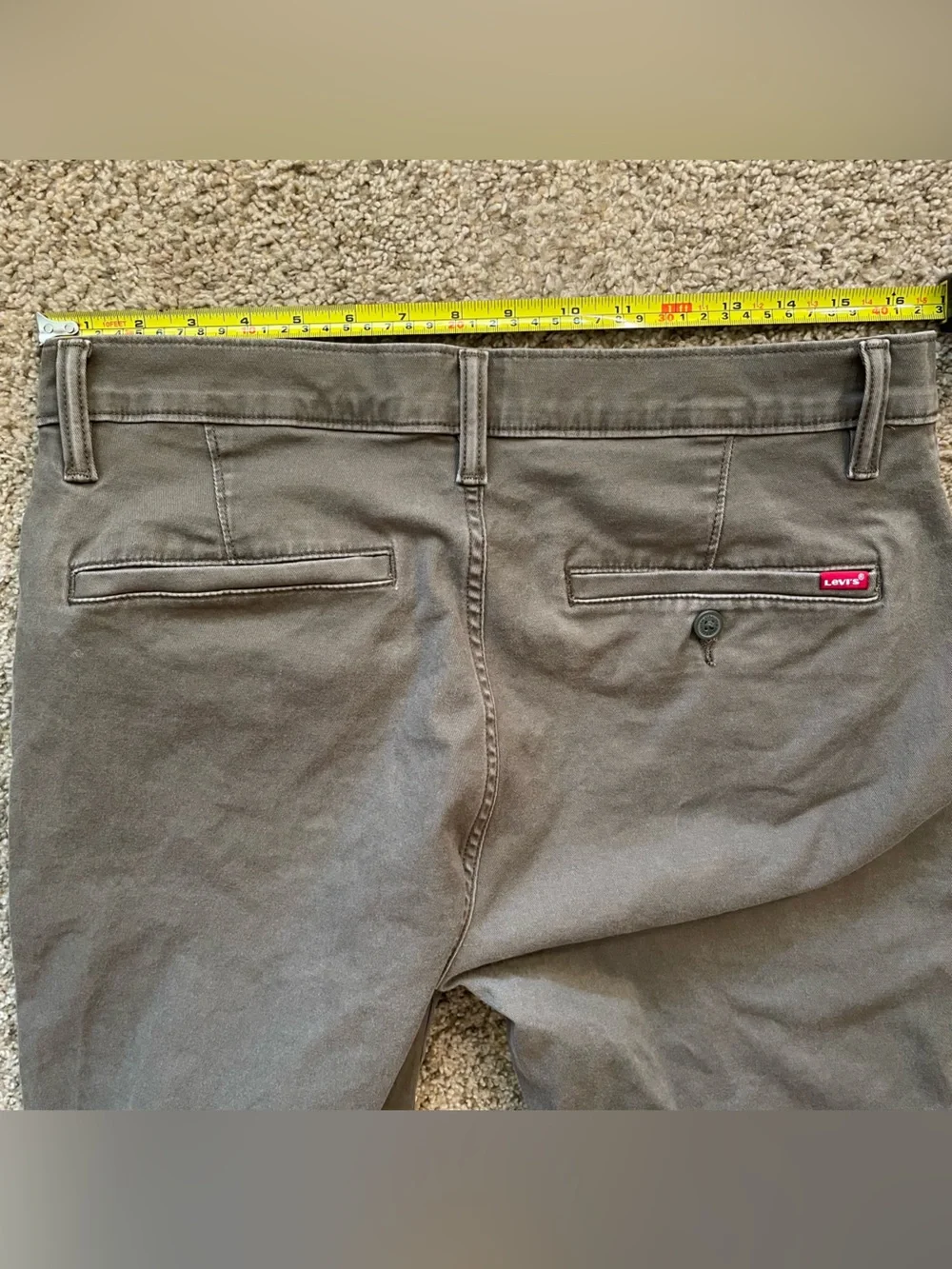 Levi's Men's 34 Straight XX Chinos preppy academia skater green pants